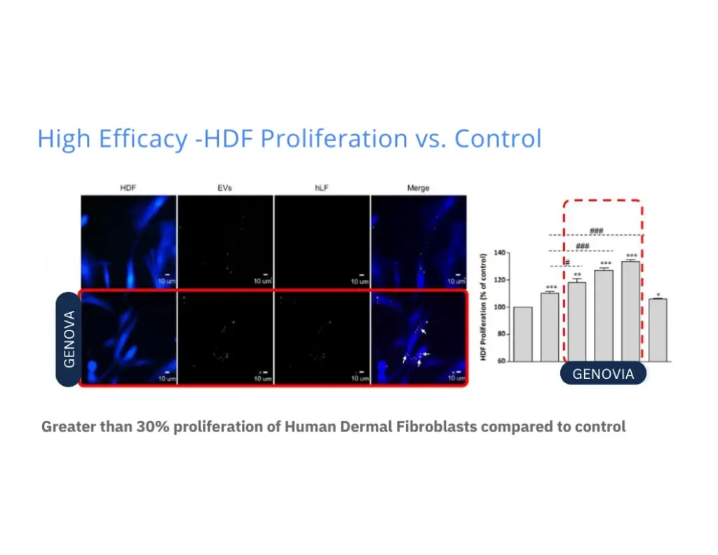 High Efficacy -HDF Proliferation vs. Control Chart